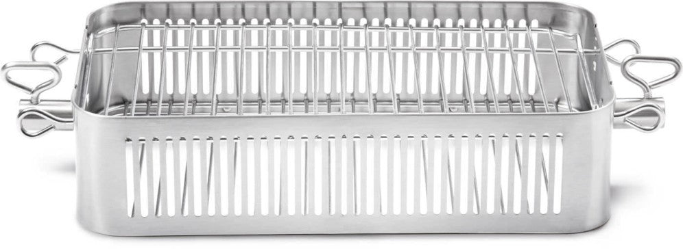 PANIER A ROTISSOIRE AJUSTABLE EN ACIER INOXYDABLE 57013