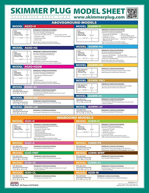 Plug écumoire creusé 6po AGSDH