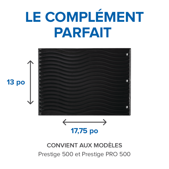 PLAQUE DE CUISSON REVERSIBLE EN FONTE ÉMAILLÉE 56041