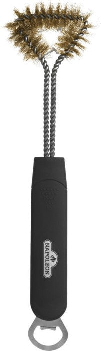 Brosse à gril trois côté & ouvre bouteille 62012