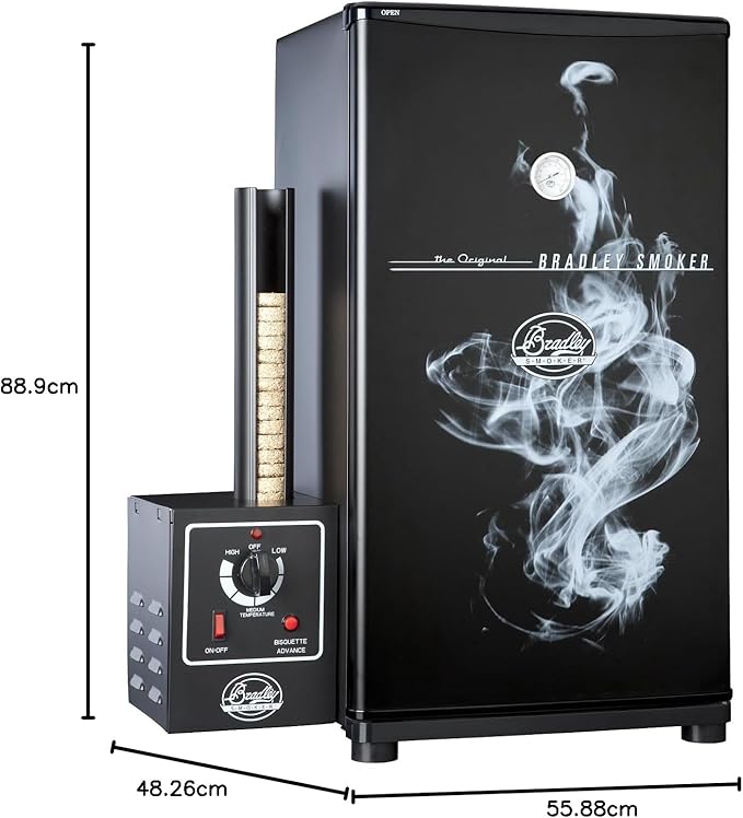 FUMOIR BRADLEY original 4 grille 76L BS 611