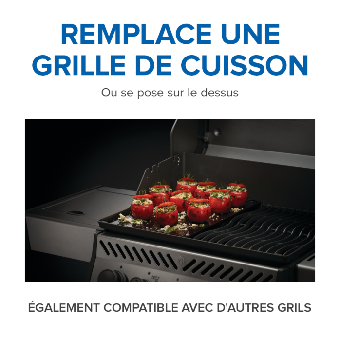 PLAQUE DE CUISSON REVERSIBLE EN FONTE ÉMAILLÉE 56041