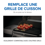 PLAQUE DE CUISSON REVERSIBLE EN FONTE ÉMAILLÉE 56041