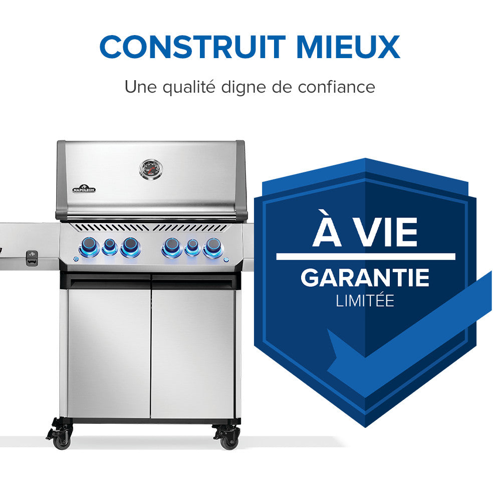 Prestige® 500 RSIB avec brûleurs latéral et arrière infrarouges P500VRSIBPSS