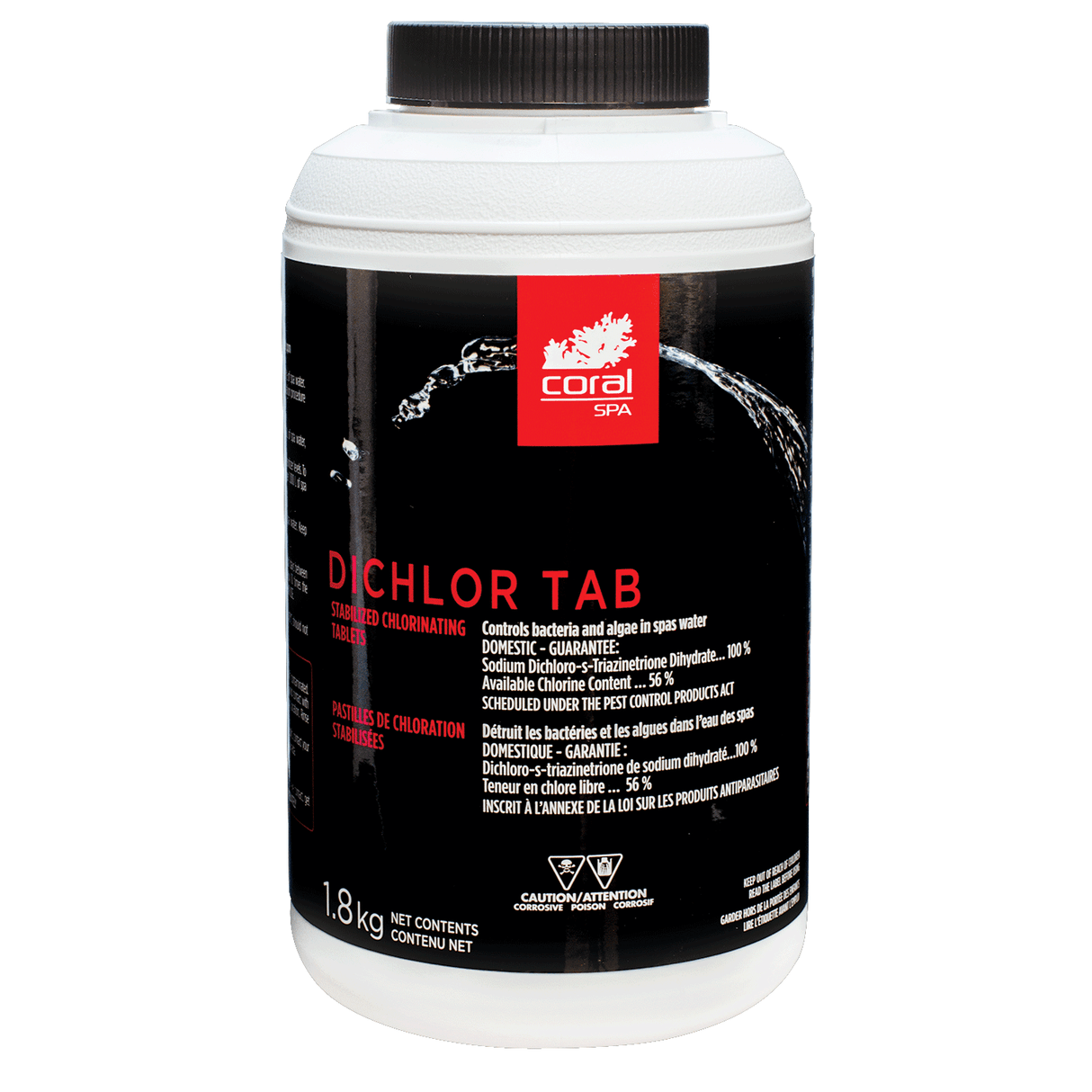 DICHLORO TAB 1.8KG 48COTAB180